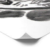 オリジナルウォッ絵画シュのサル年〔占星術の〕十二宮図ポスター ポスター (角)