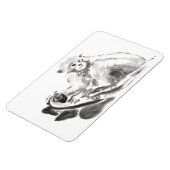 オリジナルウォッ絵画シュ年〔占星術の〕十二宮図磁石 マグネット (左側)