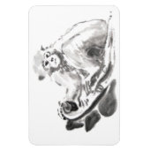 オリジナルウォッ絵画シュ年〔占星術の〕十二宮図磁石 マグネット (縦)