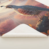 オリジナルウォーターカラーカリフォルニアウズルバード シェルパブランケット (3/4)