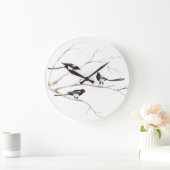 オリジナルウォーターカラーマッパイファミリー ラージ壁時計 (ホーム)