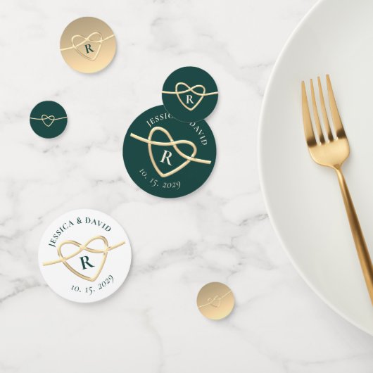 オリジナルエメラルドグリーンの結婚式のコンフェッティ コンフェッティ (グループ)