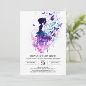 オリジナルエンシャントフェアリー誕生日 招待状 (スタンド正面)