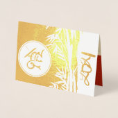 オリジナルオックス絵を描キッドの2021ラグジュアリーフォイルGC3 箔カード (正面)