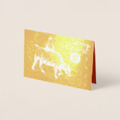 オリジナルオックス絵を描チャイルドズルナー2021ラグジュアリーGC2 箔カード (正面)