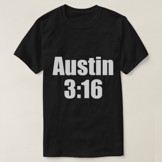 オリジナルオースティン316ストーンコールドスティーブAustin Inspir Tシャツ (デザイン正面)