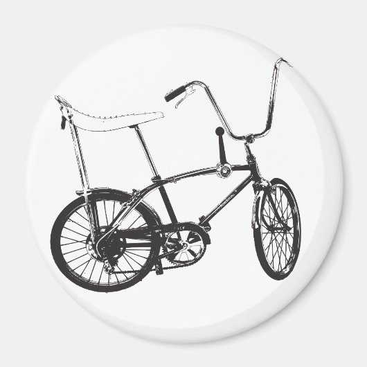 オリジナルオールドスクールバイク マグネット (正面)