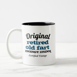 オリジナルオー退職したルドファートエネルギードリおもしろいンク ツートーンマグカップ