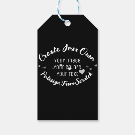 オリジナルカスタムイメージを作成する ギフトタグ (正面)