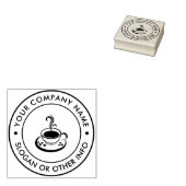 オリジナルカスタムビジネスロゴコーヒー ラバースタンプ (押印)