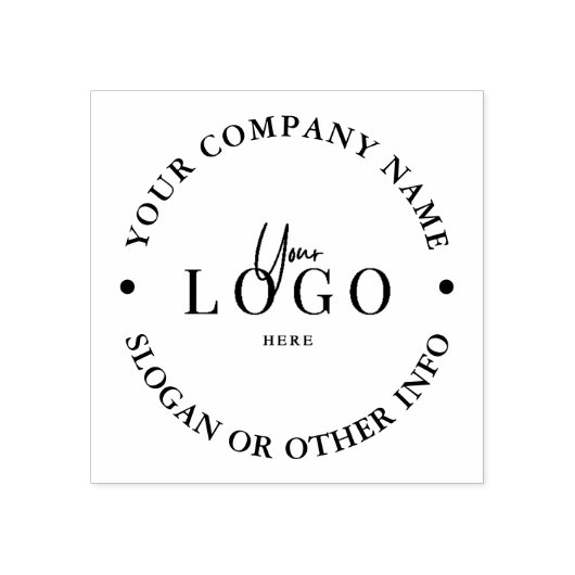 オリジナルカスタムビジネスロゴゴムスタンプを作成 ラバースタンプ (インプリント)