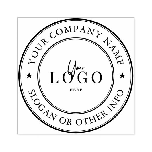 オリジナルカスタムビジネスロゴゴムスタンプを作成 ラバースタンプ (インプリント)