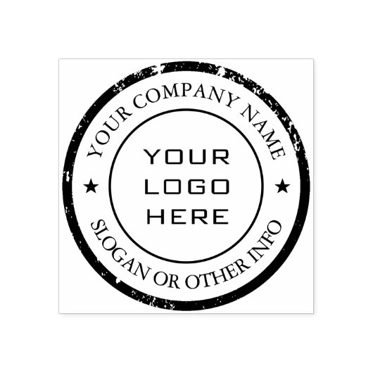 オリジナルカスタムビジネスロゴゴムスタンプを作成 ラバースタンプ (インプリント)