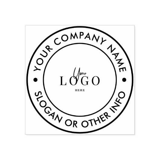 オリジナルカスタムビジネスロゴゴム印を作成 ラバースタンプ (インプリント)