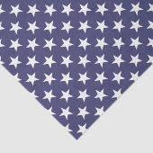 オリジナルカッコいいスタイルネービーホワイトスターパターン 薄葉紙 (詳細)