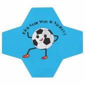 オリジナルカッコいいデザイン サッカーボール (フラット)