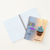 オリジナルカップケーキ入学ノート ノートブック (内部)