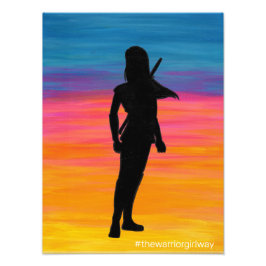 オリジナルカバー美術from "The Warrior Girl Way" フォトプリント