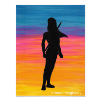 オリジナルカバー美術from "The Warrior Girl Way" フォトプリント