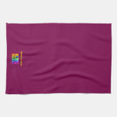 オリジナルカフェ コーヒーショップ プラムをパーソナライズ   キッチンタオル (横)