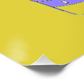 オリジナルカラフルの黄色い花のポスター ポスター (コーナー)