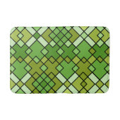 オリジナルカラフル幾何形状型枠 バスマット (正面)