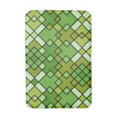 オリジナルカラフル幾何形状型枠 バスマット (正面縦)