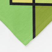 オリジナルカラフル幾何形状型枠 フリースブランケット (角)