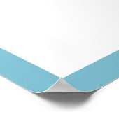 オリジナルカラー写真 卒業記念 ポスターデザイン ポスター (角)