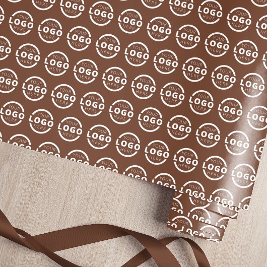オリジナルカラー販促ビジネスロゴブランド ラッピングペーパー