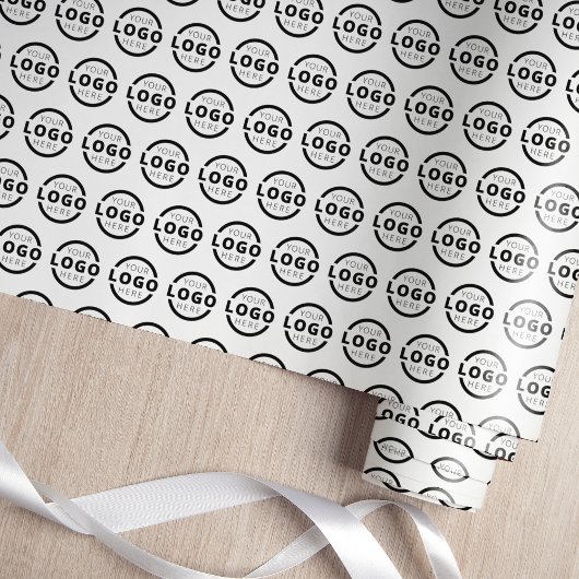 オリジナルカラー販促ビジネスロゴブランド ラッピングペーパー