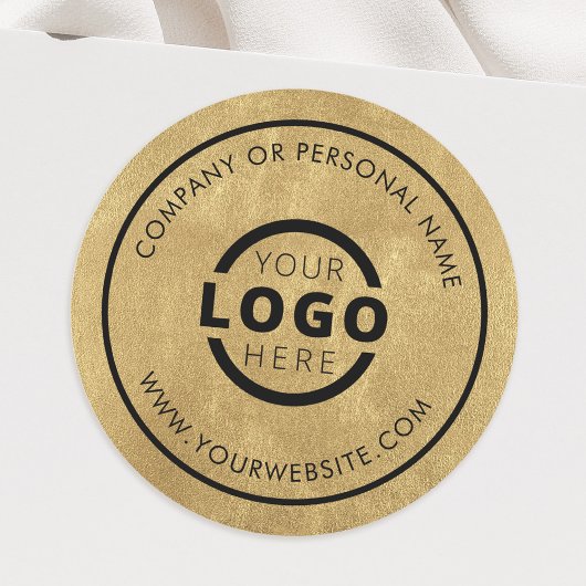 オリジナルカラー販促ロゴステッカー ラウンドシール