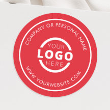 オリジナルカラー販促ロゴステッカー