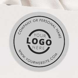 オリジナルカラー販促ロゴステッカー ラウンドシール