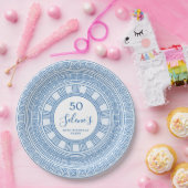 オリジナルカラー ギリシャ風またはローマ風の誕生日 ペーパープレート (パーティー)