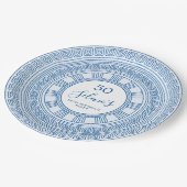 オリジナルカラー ギリシャ or ローマの誕生日 ペーパープレート (アングル)