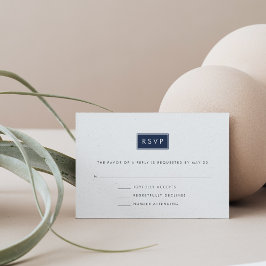 オリジナルカラー モダンウェディング　出欠確認 出欠カード