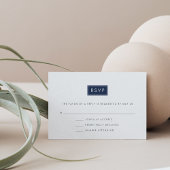 オリジナルカラー モダンウェディング 出欠確認 出欠カード