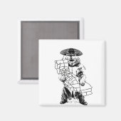 オリジナルカリフォルニア マグネット (正面/裏面)