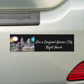 オリジナルカンザスシティナイトホーク：プラザファウンテン バンパーステッカー (車上)