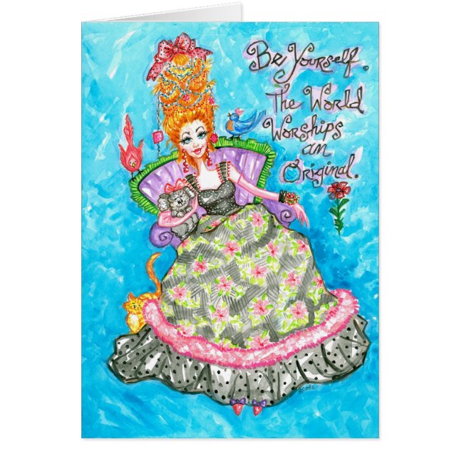 オリジナルカードかブランク (正面)