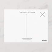 オリジナルキャットアートはがき ポストカード (裏面)