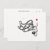 オリジナルキャットアートはがき ポストカード (正面/裏面)