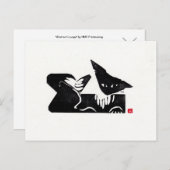 オリジナルキャットアートはがき ポストカード (正面/裏面)