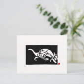 オリジナルキャットアートはがき ポストカード (スタンド正面)