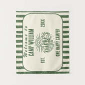 オリジナルキャンプ バースデー タペストリー – ラスティック マウンテン (正面)