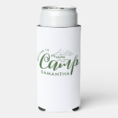 オリジナルキャンプ ブライズパーティー モダンラスティック スリム缶クーラー (Seltzer裏面)