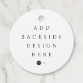 オリジナルギフトタグを両面2インチで印刷 フェイバータグ (裏面)