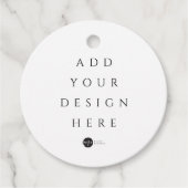 オリジナルギフトタグを両面2インチで印刷 フェイバータグ (正面)