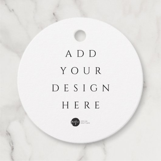 オリジナルギフトタグを両面2インチで印刷 フェイバータグ (正面)